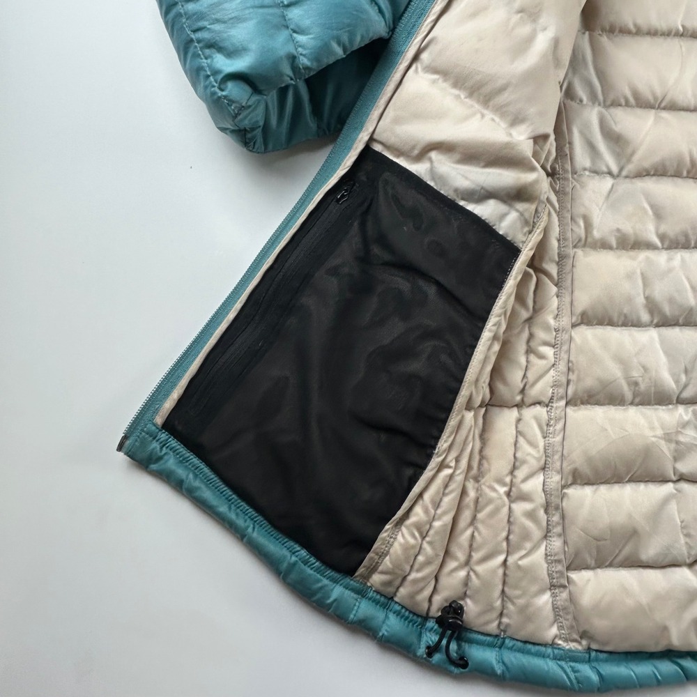 GoLite WMNS XS 800 Down Puffer Jacket Teal Blue Pertex Microlight Eco Full Zip - Picture 4 of 13